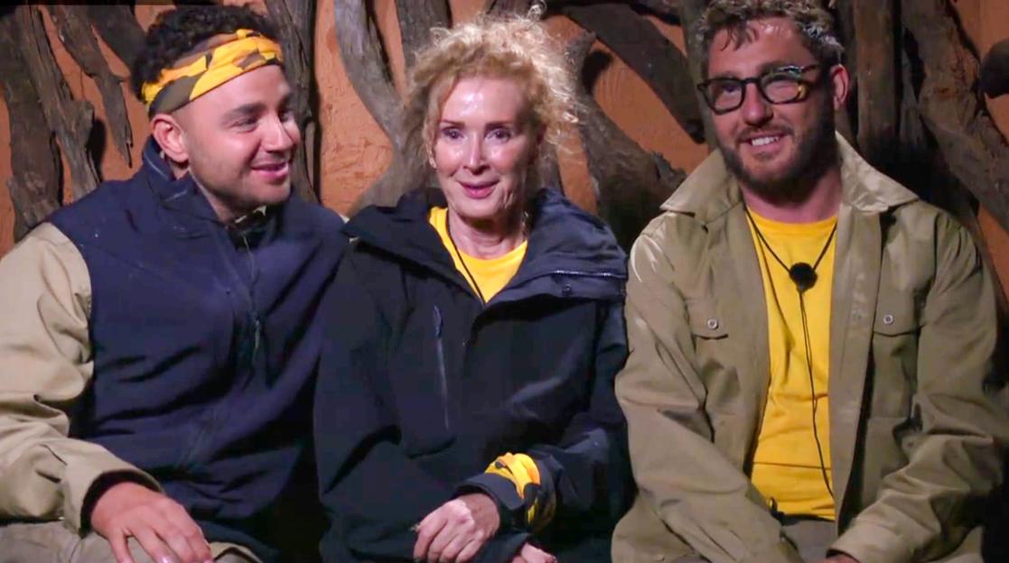 Adam Thomas, Beverley Callard, and Seann Walsh on "I'm A Celebrity... Get Me Out Of Here! South Africa".