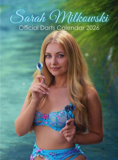 A Sarah Milkowski Official Darts Calendar 2026.