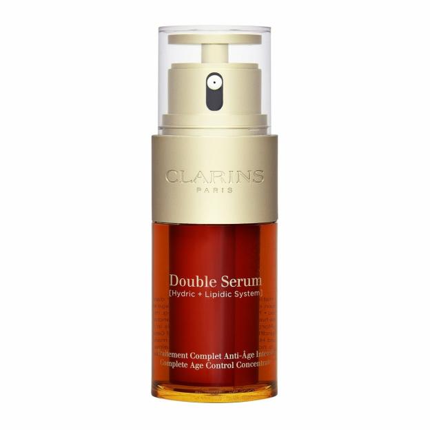 Clarins Double Serum Hydric + Lipidic System, Complete Age Control Concentrate.