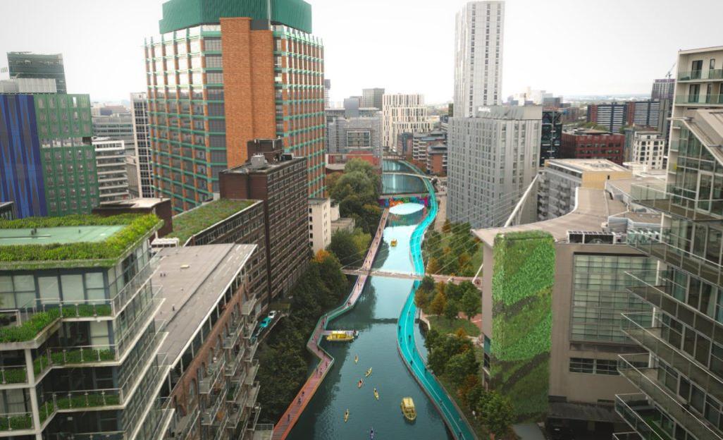 Exciting £100 Million Project Unveils a Stunning 100-Mile Floating Walkway Connecting Parks, Rivers, and Canals in the Heart of the UK City!