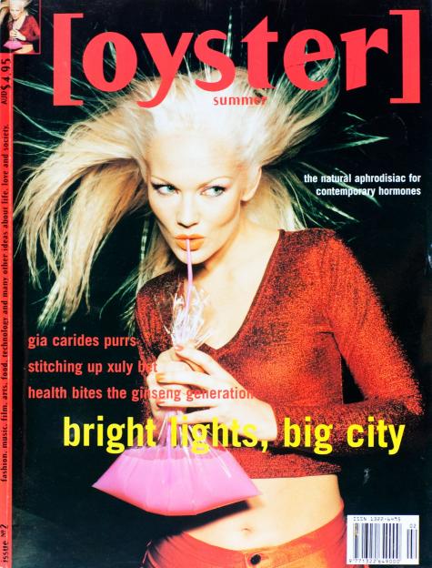 Summer issue of Oyster magazine featuring Gia Carides.