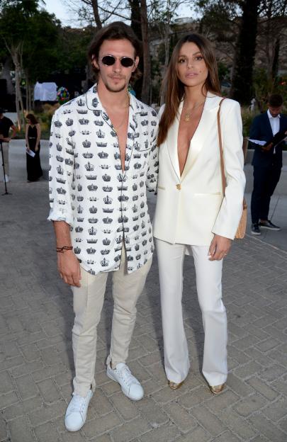 Jake Hall and Misse Beqiri posing for a photo.