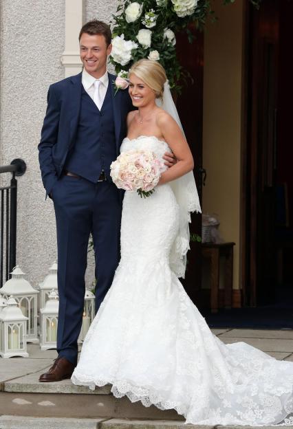 Jonny Evans wedding
