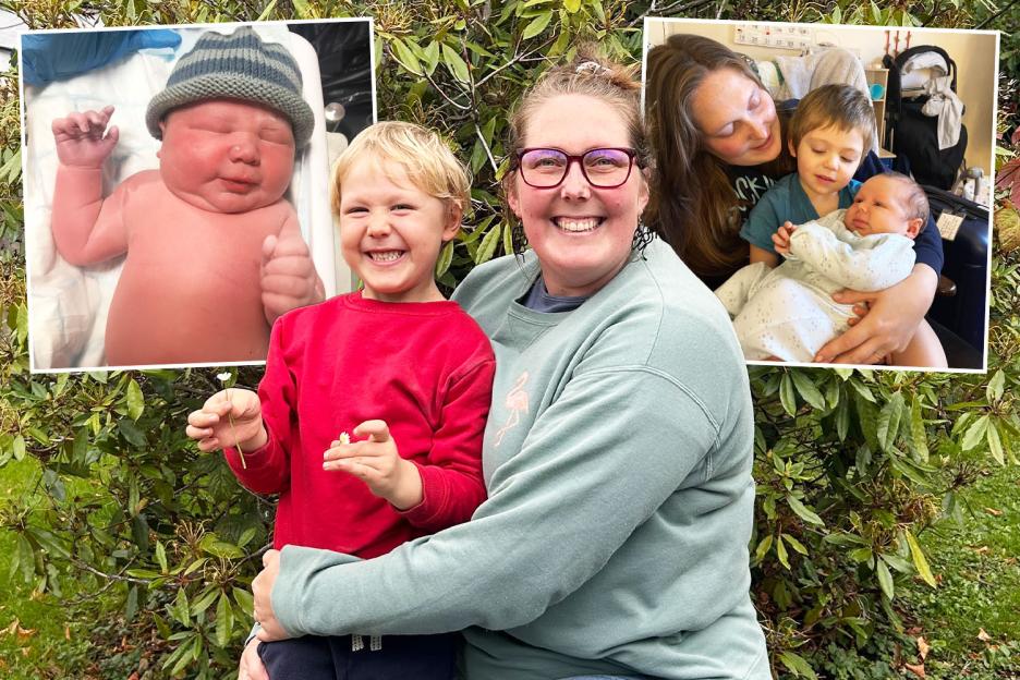 I Delivered My Giant Baby Naturally—Weighing Nearly a Stone and Expected to Tower in Height!