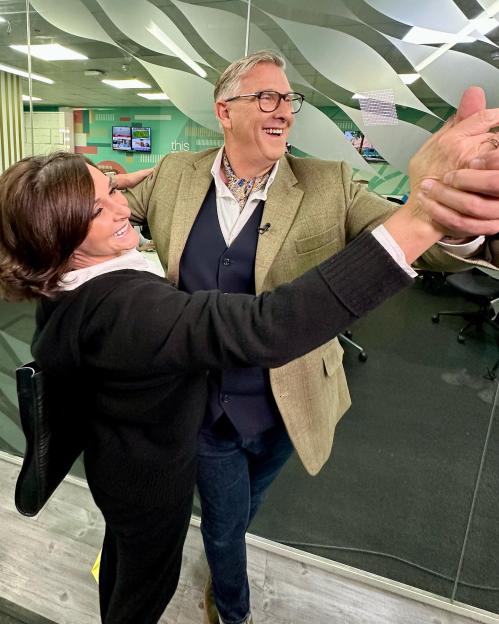 Strictly set for new fix row as show star competes in ballroom and Latin competitions at national level - and is pals with Shirley Ballas....Graeme Hall Copyright: Instagram/ @dogfather.graeme