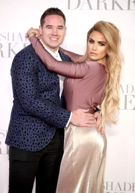Katie Price and Kieran Hayler attending a film premiere.
