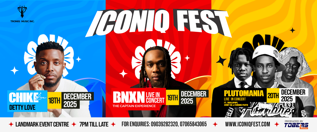 Iconiq Fest 2025: Three Days of Musical Takeover with Chike, BNXN, Shallipopi, Famous Pluto, and ZerryDL