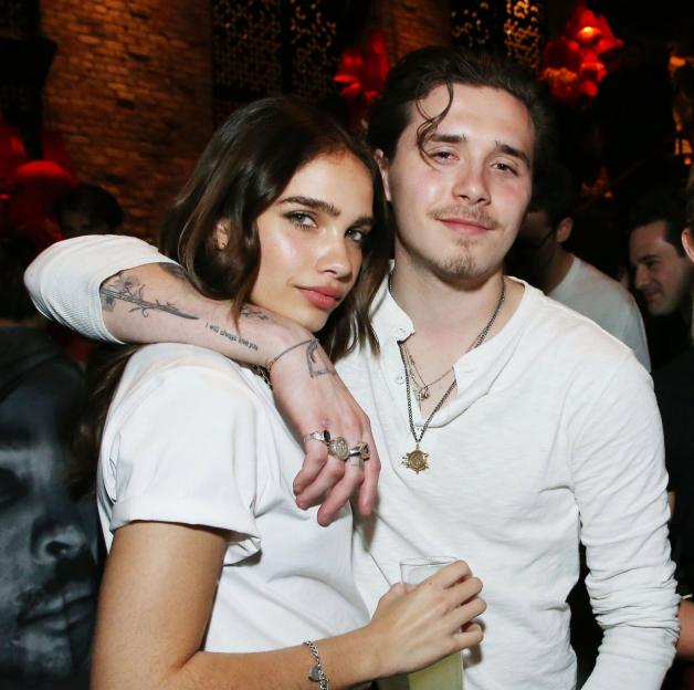 Hana Cross and Brooklyn Beckham attending the official launch of Twenty.
