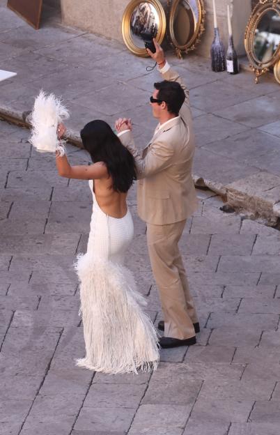 Dua Lipa Dazzles in White as She and Husband Callum Turner Celebrate with A-List Guests at Italian Wedding