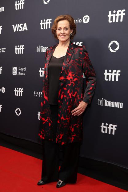 Sigourney Weaver smiles at the Toronto International Film Festival.
