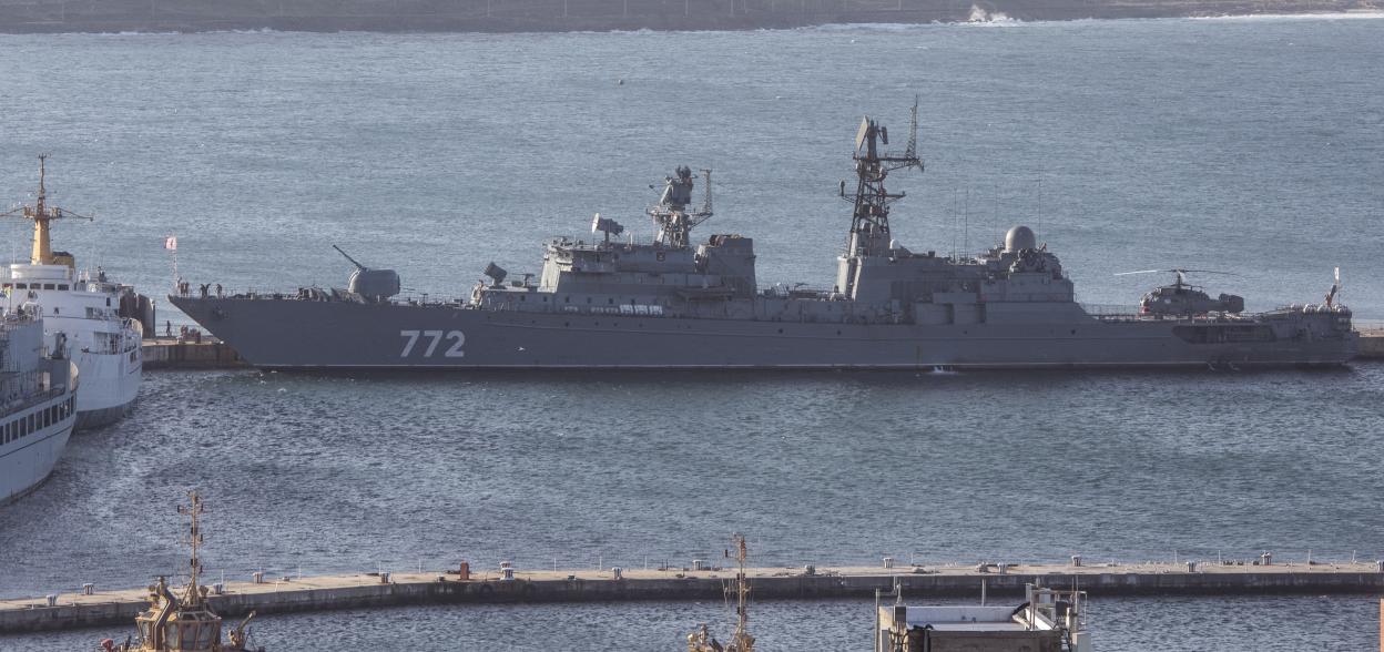 Russian Warship Conducts Live-Fire Drill Just 40 Miles from Britain's Coast, Monitored by Royal Navy