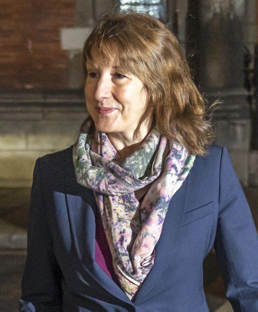 Chancellor Rachel Reeves in Westminster.