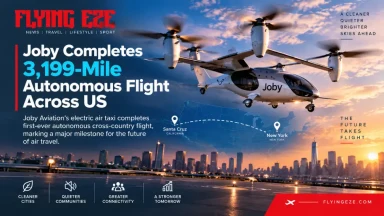 Joby Completes 3,199-Mile Autonomous Flight Across US