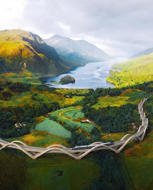 Top architect unveils proposal to link Britain and Ireland with high speed rail loop