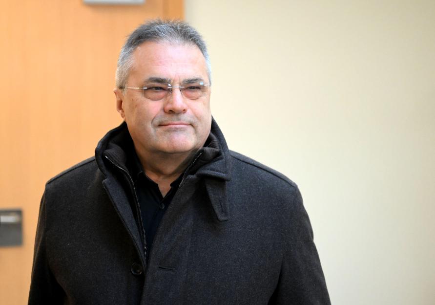 The defendant, former BVT chief inspector Egisto Ott, before the start of the trial at the Vienna Criminal Court on Wednesday, December 18, 2024 - 20241218_PD1122 Credit: APA-PictureDesk/Alamy Live News