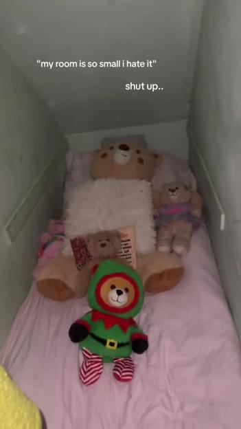 'While Others Complain About Small Rooms, I Sleep on the Floor in a Cupboard Under the Stairs – and Some Call It 'Illegal''