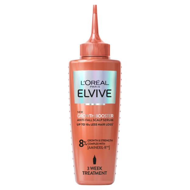 L'Oreal Elvive Growth Booster anti-fall scalp serum.