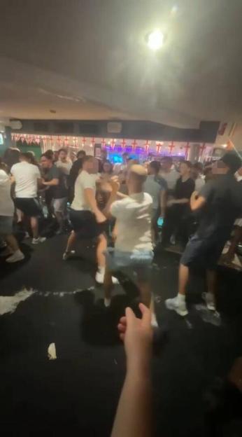 VIDEO: Fists fly as ugly brawl erupts in Romesh Ranganathan¿s beloved hometown