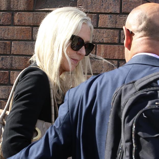 W8media..NO CREDIT.w8media Sally Anne Bowman Harrow Crown Court ..w8media Sally Anne Bowman seen leaving Harrow Crown Court as the trial of former teacher continues..13/08/2026.