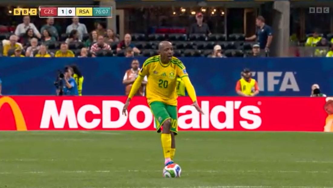 Referee Halts World Cup Match After South African Star Pops a Ball—And Misses It!