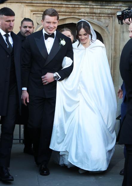 Famous Guests Attend The Wedding Of Adam Peaty And Holly Ramsay At Abbey Church Of Saint Peter And Saint Paul - 27 Dec 2025