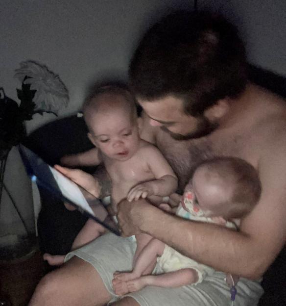 Heartbroken mum found her partner dead just days before their twins' first birthday