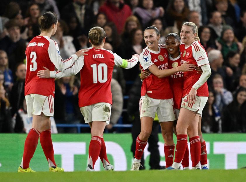 Chelsea FC v Arsenal FC - UEFA Women's Champions League 2025/26 Quarter-finals Second Leg