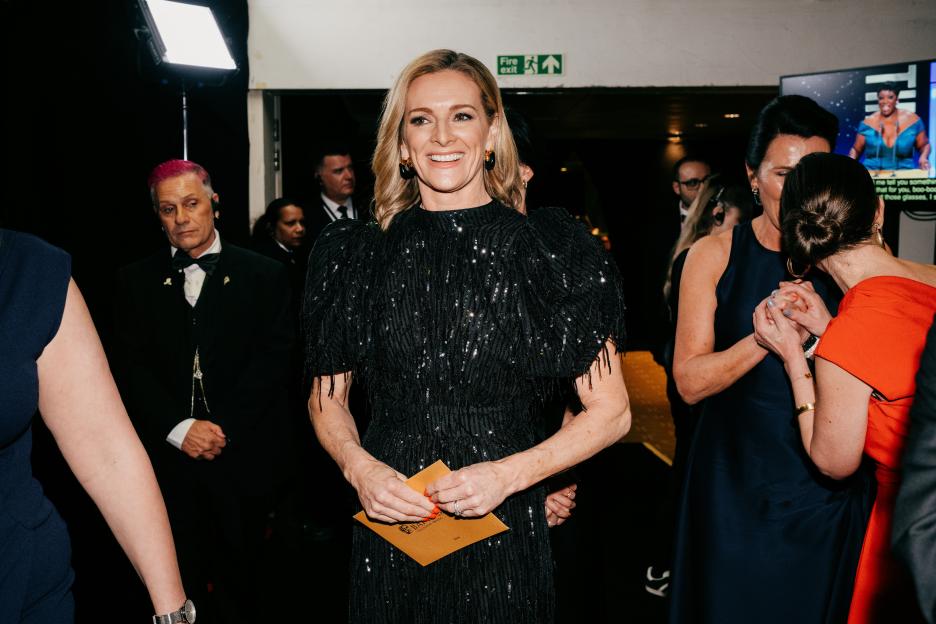 Gabby Logan Shines at World Cup Final as Part of Stellar BBC Punditry Team with Wayne Rooney and Micah Richards