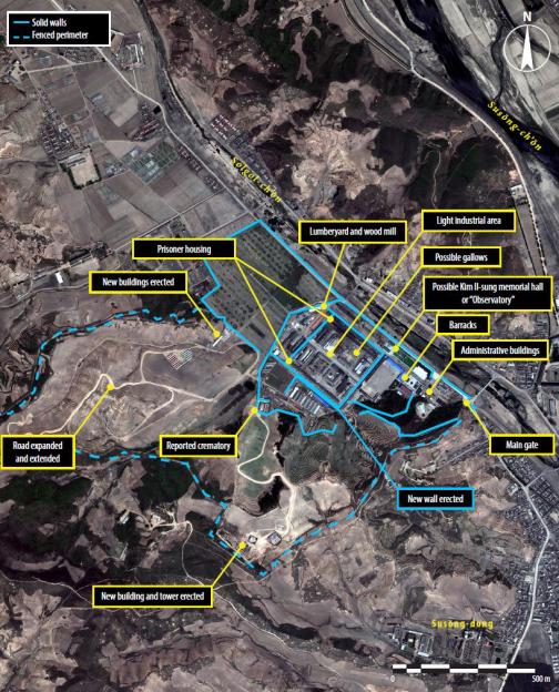 Satellite Image of Camp 25 in North Korea