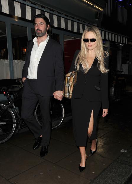 Emily Atack hosted a dinner party for lingerie company Agent Provocateur, at Quo Vadis in Soho