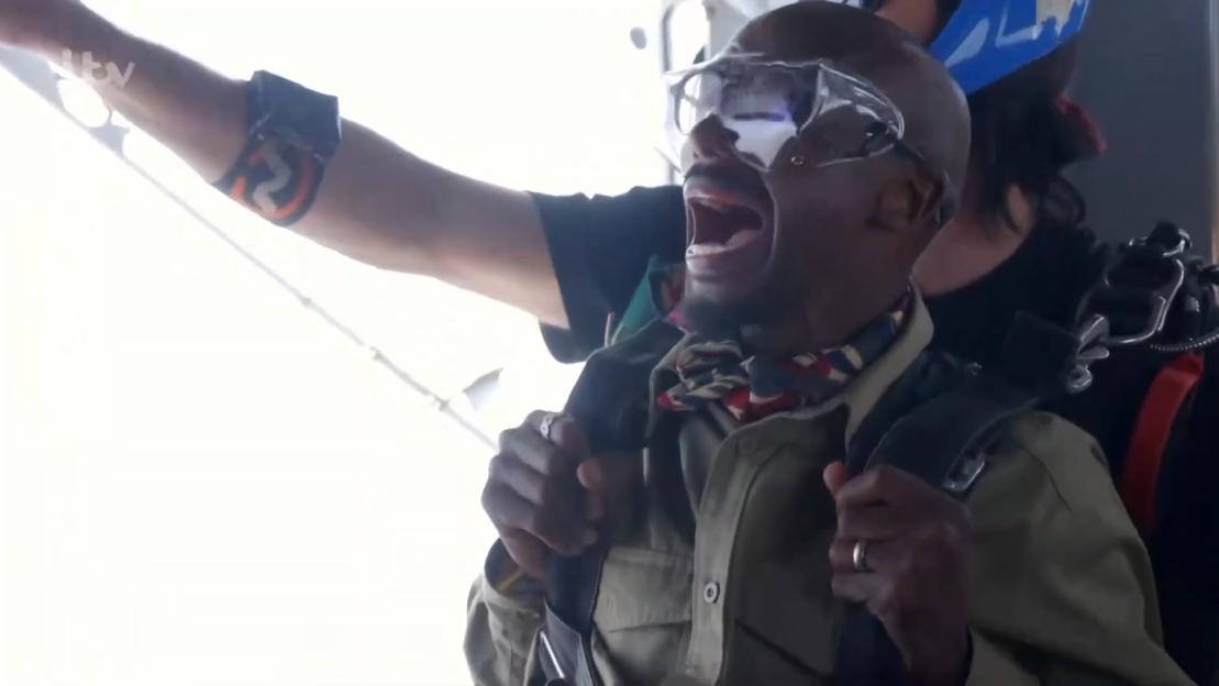 Mo Farah's Terrifying Skydiving Challenge: Watch His Panic at 10,000 Feet in I'm A Celeb Trial!