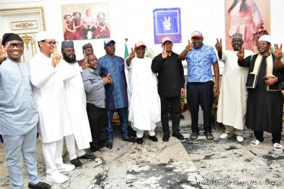 "2027: Seriake Dickson Joins Forces with Peter Obi and Kwankwaso in Abuja"