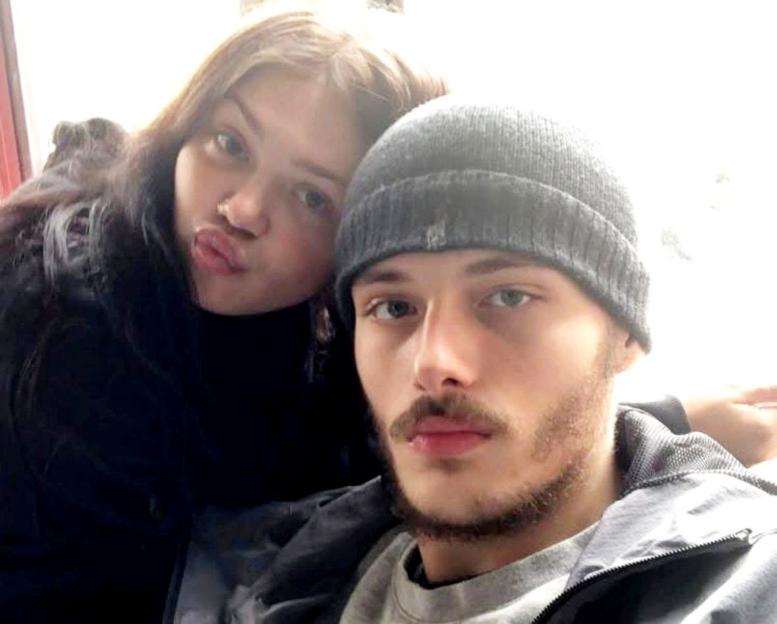 Bobbie Goodman and Jordan Herring in a close-up photo.