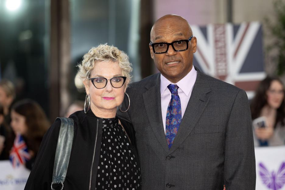 Fiona Hawthorne and Colin Salmon at the Pride of Britain Awards.