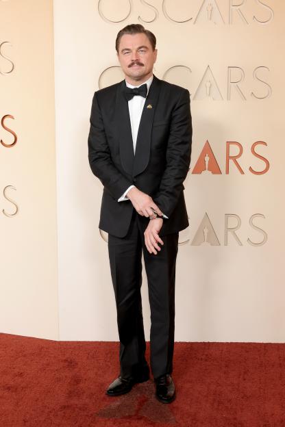 Leonardo DiCaprio on the red carpet at the 98th Oscars.