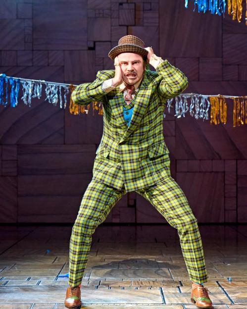 Neil McDermott on stage in Matilda.