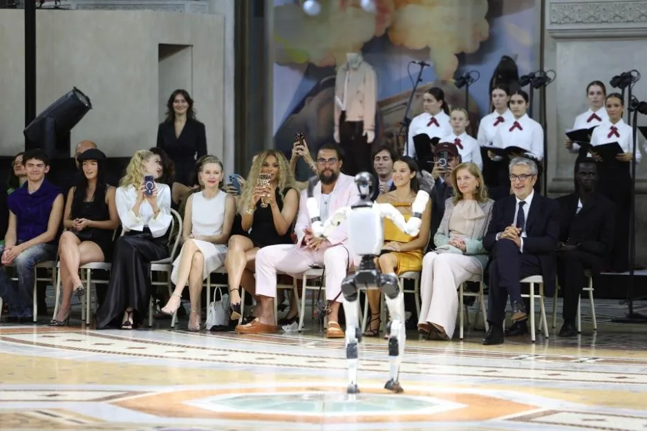 Attendees at the Vogue World: Milano 2026 runway show.