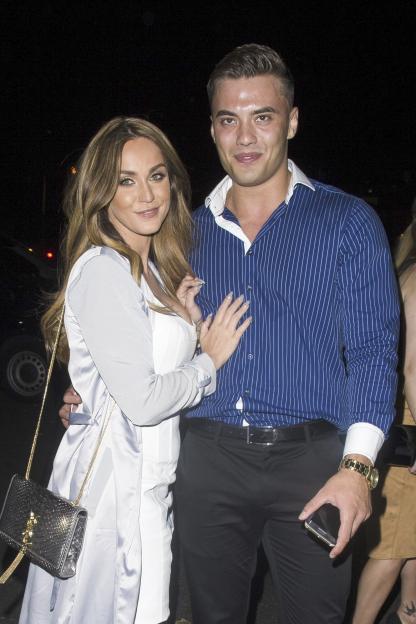 FAMEFLYNET - Exclusive: Vicky Pattision Seen On A Date With Former Flame Jordan Wright In Essex