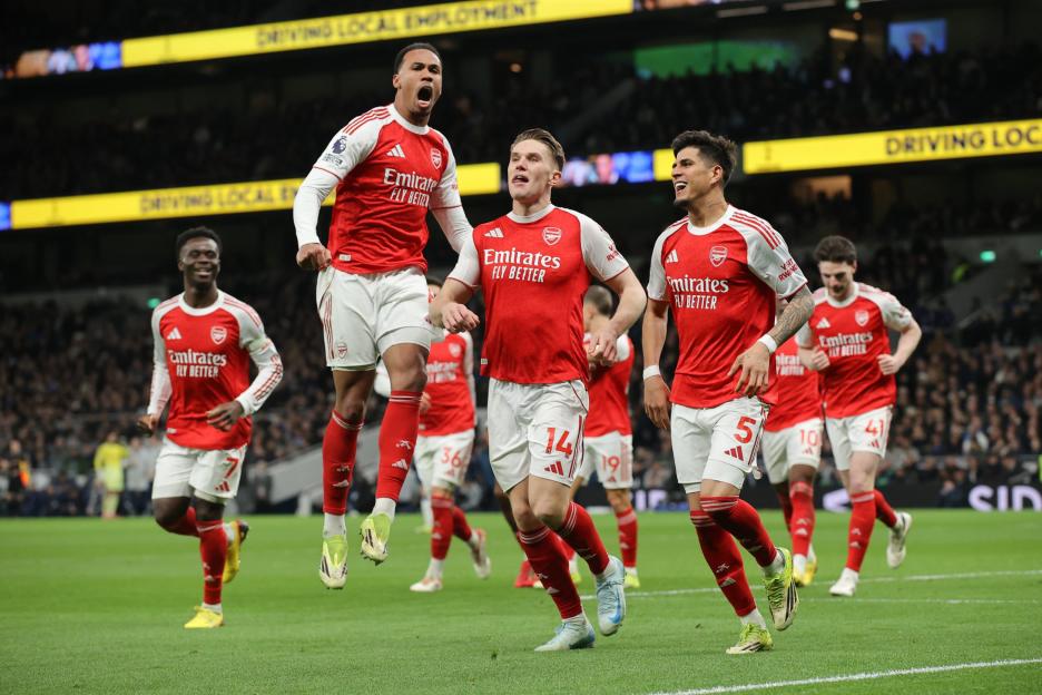 Arsenal Player Ratings: Eze Shines Again, Saving Declan Rice in Thrilling North London Derby Against Tottenham