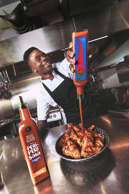 Bukayo Saka creates sweet, spice and smoky Nandos Peri-Peri sauce