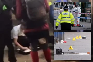 Man, 35, becomes second person charged after police officer shot with ‘sawn-off shotgun’ in Nottingham city centre