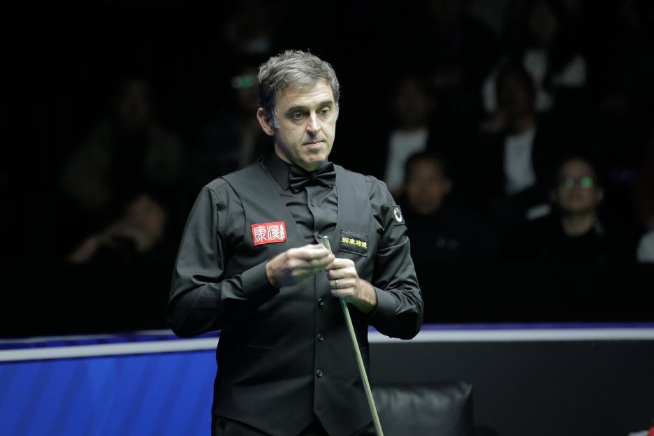 Ronnie O'Sullivan during the World Open Snooker 2026.