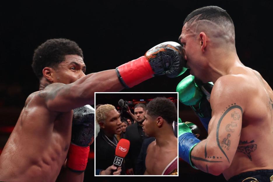 Shakur Stevenson Triumphs Over Teofimo Lopez to Claim Four-Weight World Champion Title and Challenges Conor Benn in Intense Face-Off