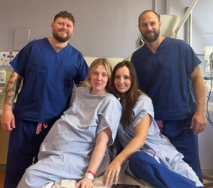 Woman told she could never carry a child again finds surrogate on Facebook.