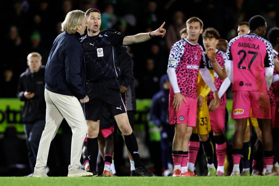 Robbie Savage Escorted Off the Field as Chaos Erupts After Forest Green Match