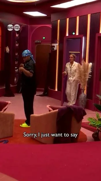 Big Brother's Pauline and Rochelle during an explosive new row.