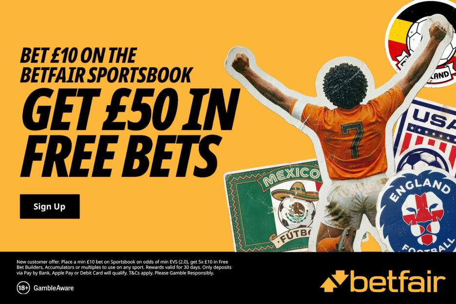 Score Big with Betfair: Bet £10 and Snag £50 in Free Football Bets for World Cup 2026!