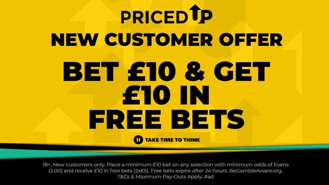 Place a £10 Bet and Score £10 in Free Football Bets with PricedUp!