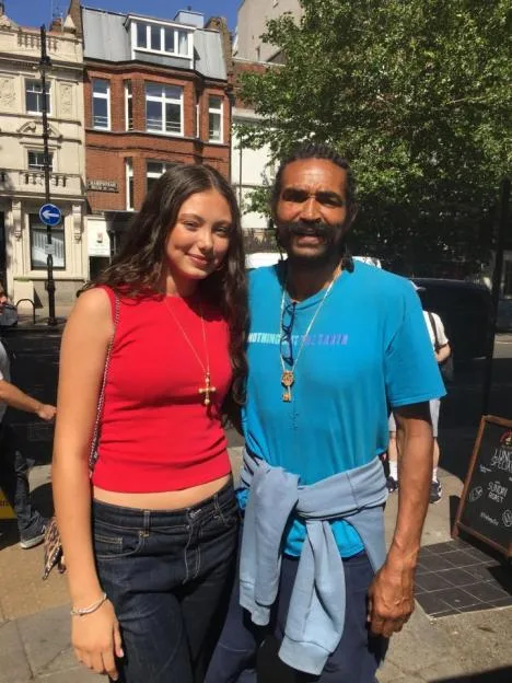 Marvin Herbert and his daughter Sloane.