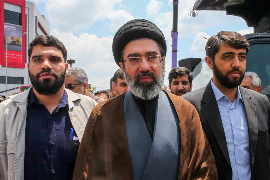 Mojtaba Khamenei, the son of Iran's Supreme Leader, attends a rally in Tehran, Iran.